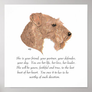 Keepsake, Female Dog Poster