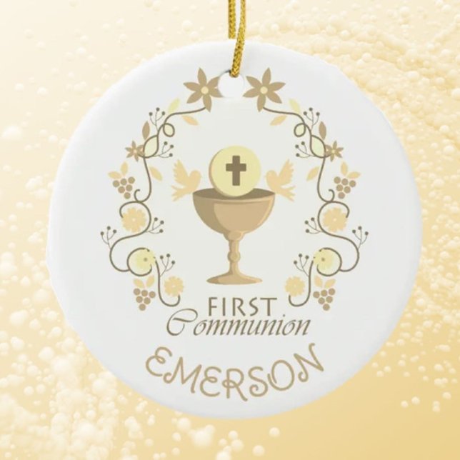 Keepsake! First Communion custom ornament (Creator Uploaded)