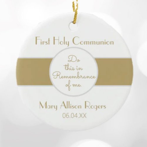 Keepsake First Communion Ornament