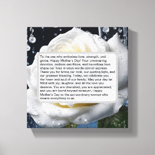 Keepsake For Mom Premium Wrapped Canvas (Gloss) Print
