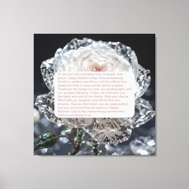 Keepsake For Mom Premium Wrapped Canvas (Gloss) Print (Front)