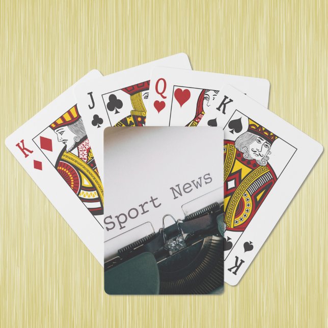 Keepsake Gift Full Photo Sports Theme Poker Cards (Creator Uploaded)