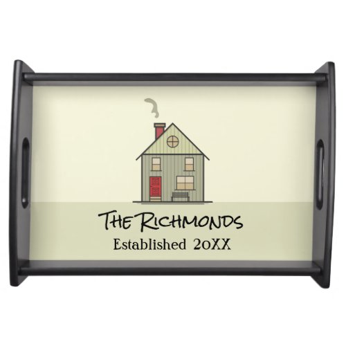 Keepsake Home Name Established Date Housewarming Serving Tray