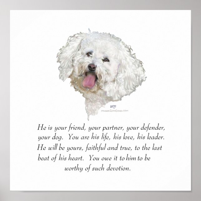 Keepsake, Male Dog Poster (Front)