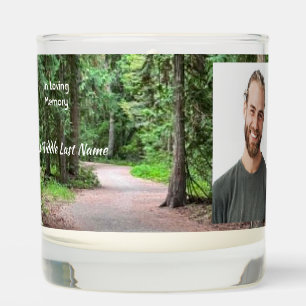 Keepsake Memorial Forest Trees Hike Walk Nature Scented Candle