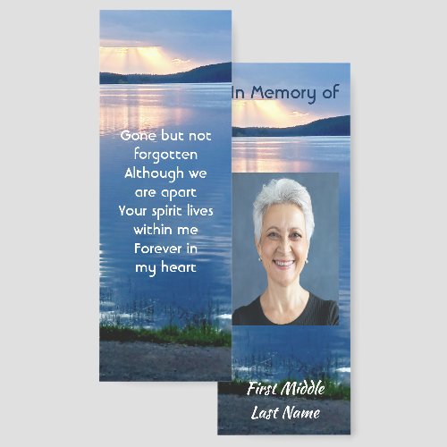 Keepsake Memorial Photo Lake Sunrise Nature 