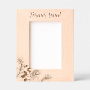 Keepsake Memorial Picture Frame Remembrance Engraved Frames