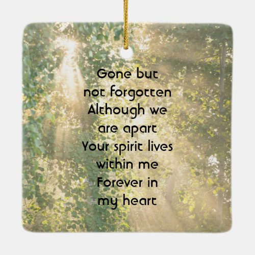 Keepsake Memorial Sunshine Golden Forest