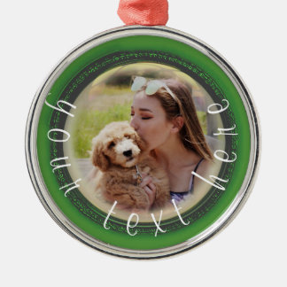 Keepsake Personalized Photo Christmas Metal Ornament