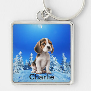 Keepsake Personalized Your Pet Dog Cat Lover Photo Keychain