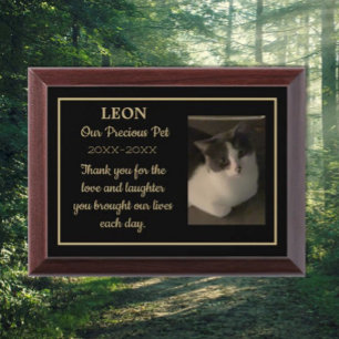 Keepsake Pet Memorial custom plaque