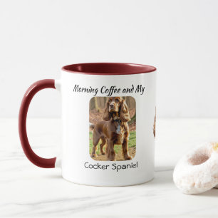 Keepsake Photo Cocker Spaniel Personalize Mug