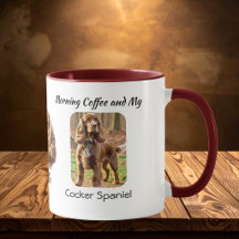 Keepsake Photo Cocker Spaniel Personalize