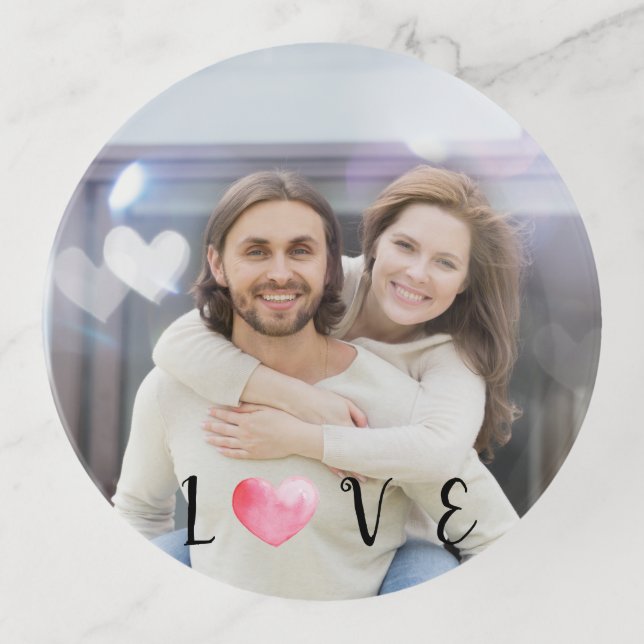 Keepsake Photo Love Trinket Tray (Front)