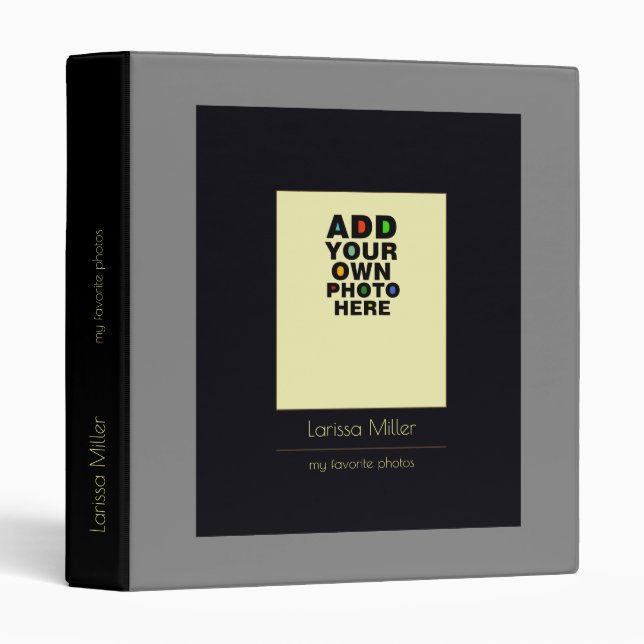 keepsake photography binder (Front/Spine)