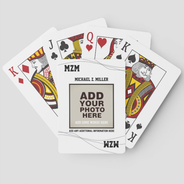 keepsake photography poker cards (Back)