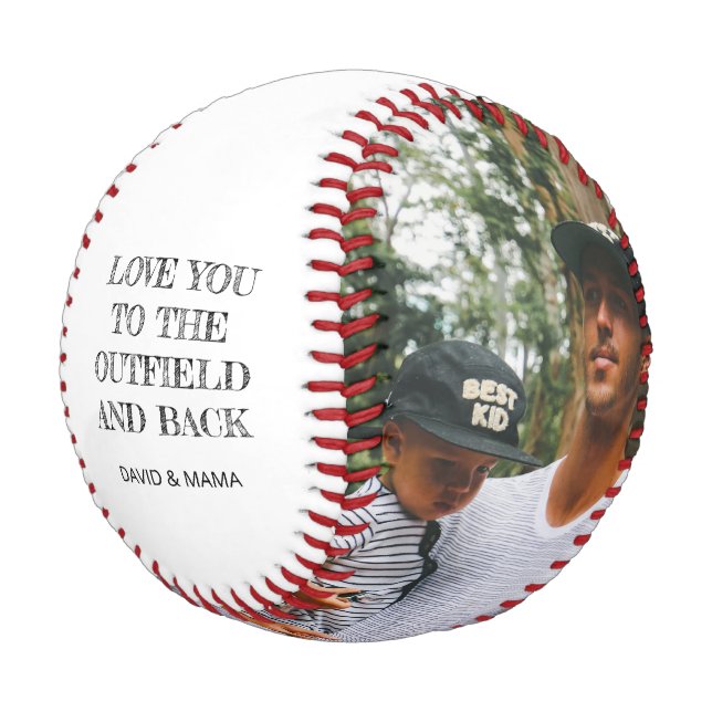 Keepsake Sports Father's Day Personalized Baseball (Angled)