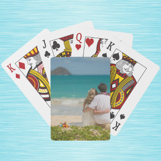 Keepsake Vertical Full Photo Family & Friends Poker Cards