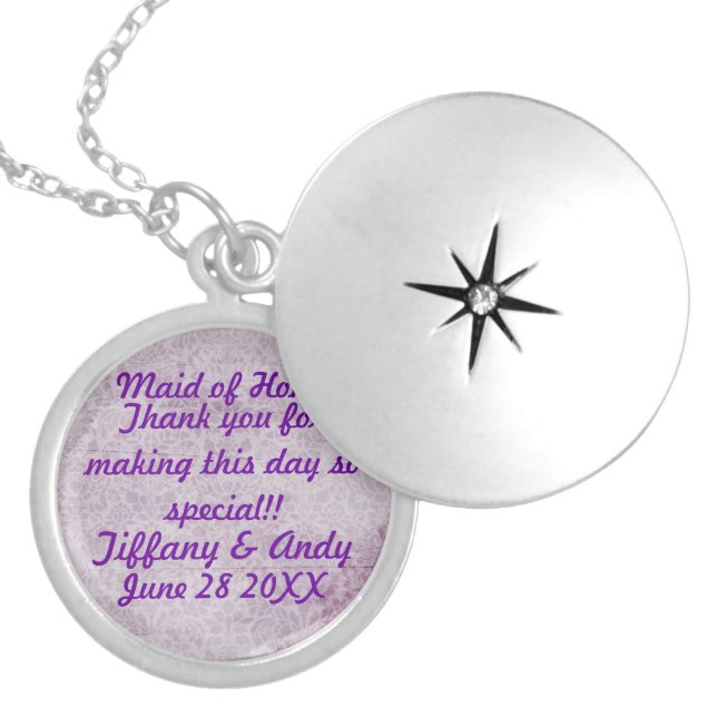 Keepsake wedding locket (Front)