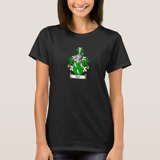 Keer Coat Of Arms  Family Crest T-Shirt (Front)