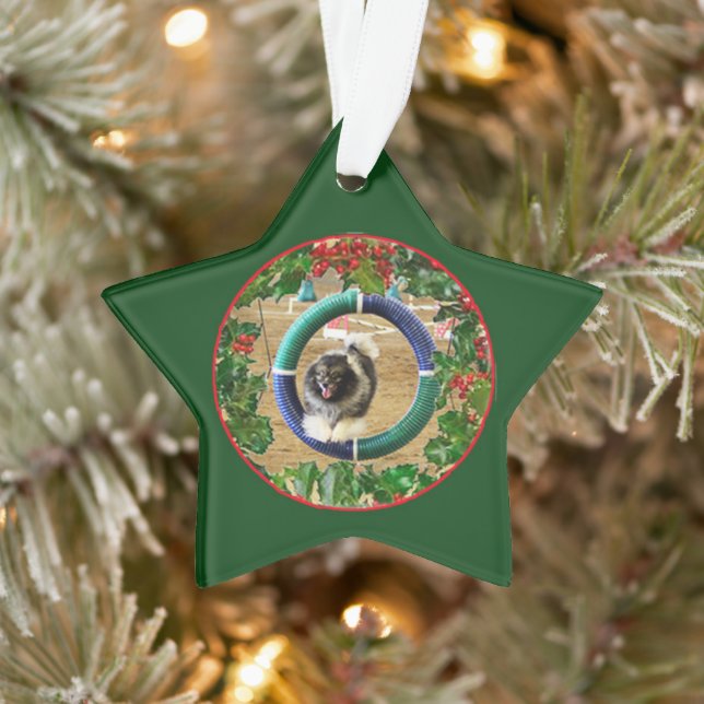 Kees Agility Xmas ornament 2 (Tree)