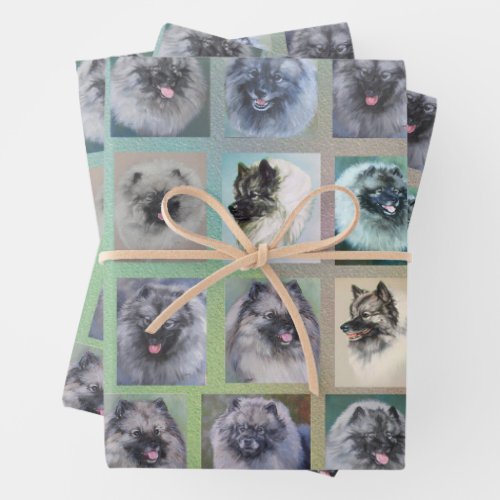 Kees heads wrapping paper