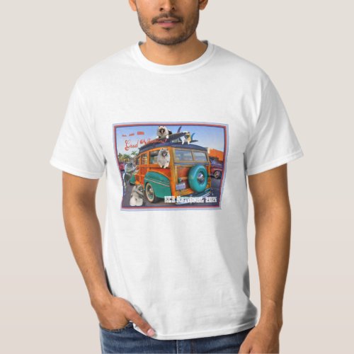 Kees in a Woodie Wagon T shirt