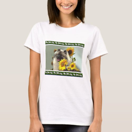 Kees with Sunflowers T shirt