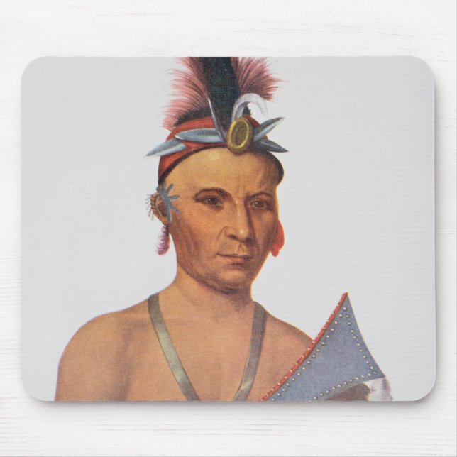 Keesheswa or 'the Sun', a Fox Chief Mouse Pad (Front)