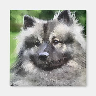 Keeshond Art Gifts Magnet