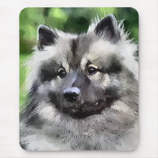 Keeshond Art Gifts Mouse Pad (Front)