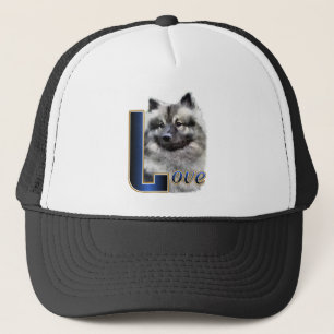 Keeshond Art Gifts Trucker Hat