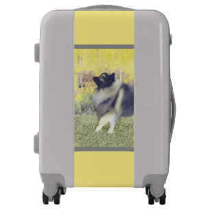 Keeshond Aspen Painting - Cute Original Dog Art Luggage