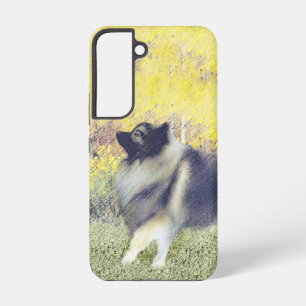 Keeshond Aspen Painting - Cute Original Dog Art Samsung Galaxy S22 Case
