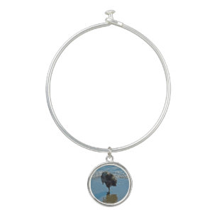 Keeshond Ballet Photograph - Cute Original Dog Art Bangle Bracelet