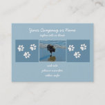 Keeshond Ballet Photograph - Cute Original Dog Art Business Card