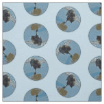 Keeshond Ballet Photograph Cute Original Dog Art Fabric
