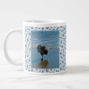 Keeshond Ballet Photograph - Cute Original Dog Art Giant Coffee Mug