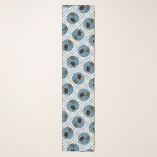 Keeshond Ballet Photograph Cute Original Dog Art Scarf