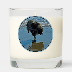 Keeshond Ballet Photograph - Cute Original Dog Art Scented Candle