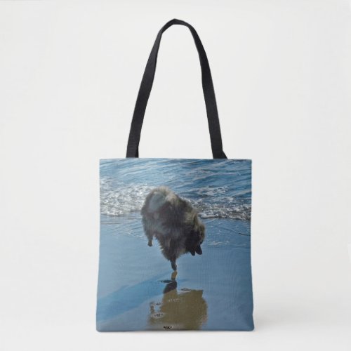 Keeshond Ballet Photograph _ Cute Original Dog Art Tote Bag