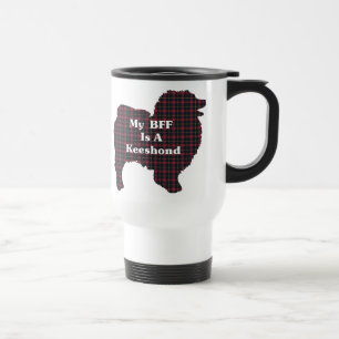 Keeshond BFF Gifts Travel Mug