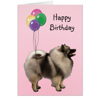 I Love My Keeshond Greeting Cards 