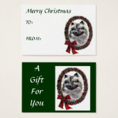 Keeshond Christmas Gifts (Front & Back)