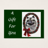 Keeshond Christmas Gifts (Back)
