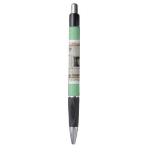 Keeshond Christmas Puppy Dog by Fireplace Painting Pen