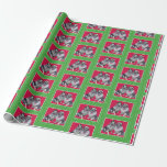 Keeshond Christmas Wrap Wrapping Paper