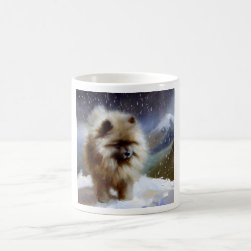 Keeshond Dog Coffee Mug