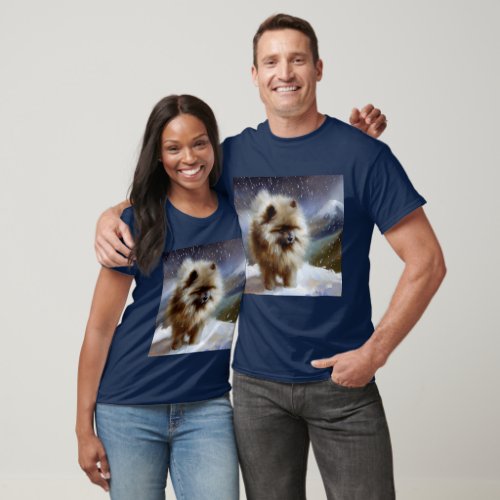 Keeshond Dog T_Shirt