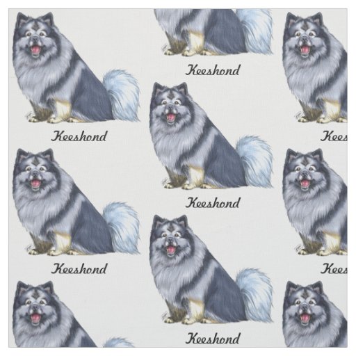 Keeshond Fabric